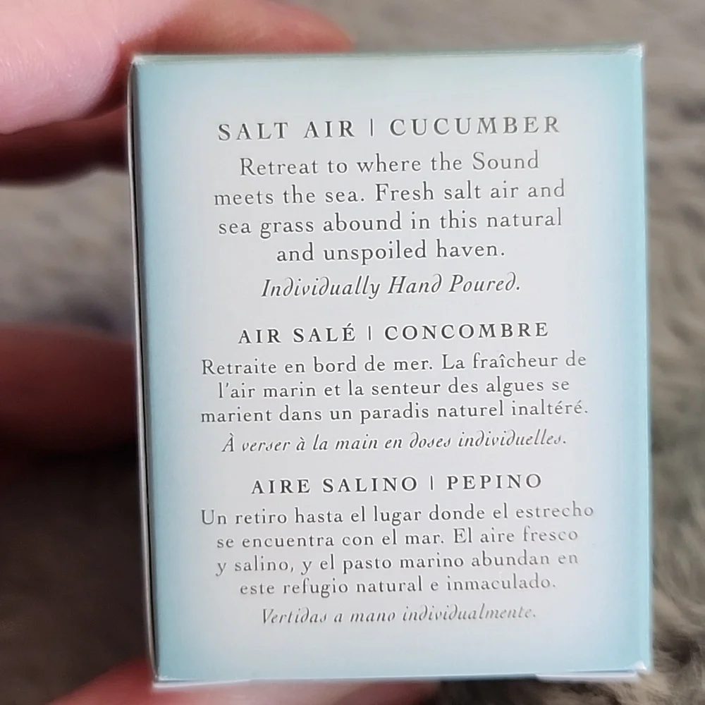 NIB Tocca Montauk Salt Air Cucumber Candelina Candle‎